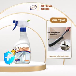 Xịt Tẩy Cặn Canxi Beecok Hương Chanh Dung Tích 500ml Tẩy Cặn Inox, Vách Kính, Vệ Sinh Nhà Tắm
