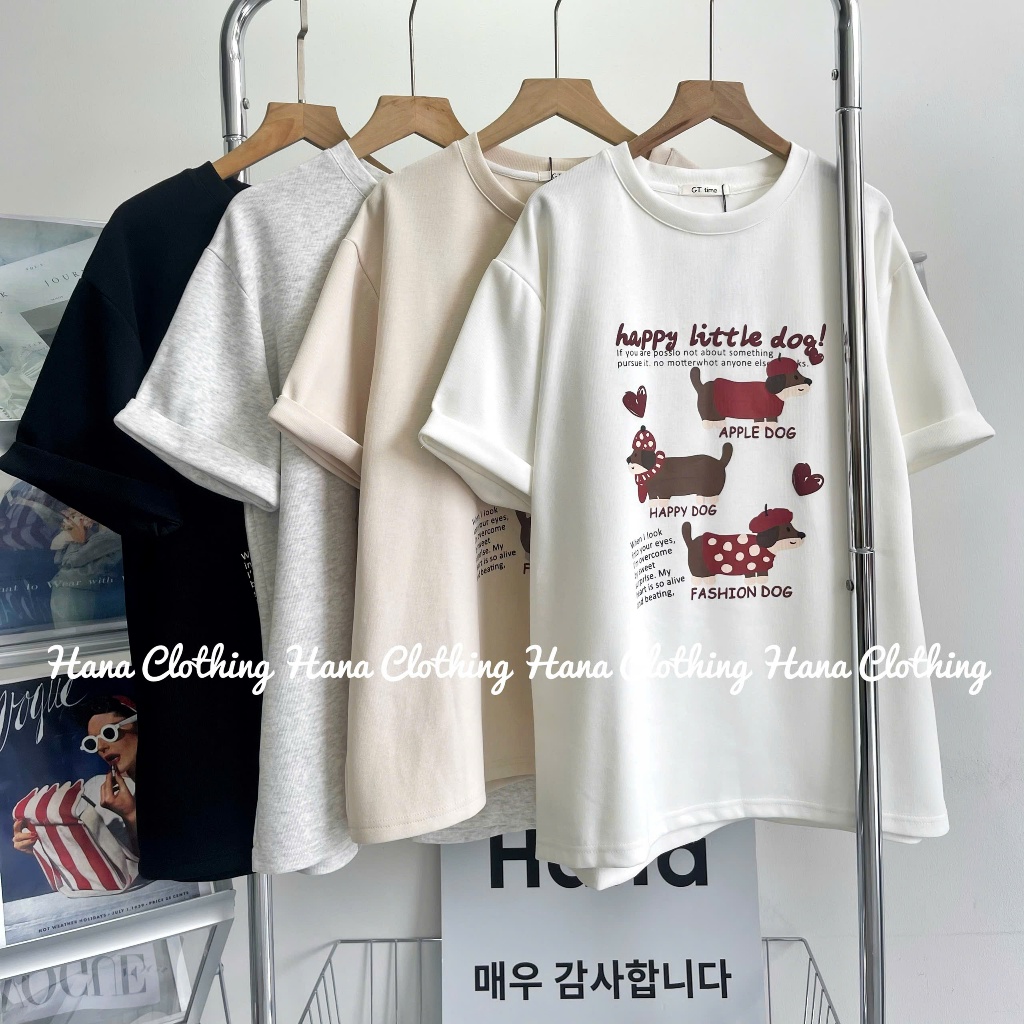 Áo Thun Cún Cute Form Rộng Nữ  AT1802255