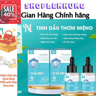  Combo 2 Chai Tinh Dầu Thơm miệng ,Serum khử mùi hôi  Miệng Nhà Nhi 47 Hàng Chính Hãng   Giao Hoả Tốc   