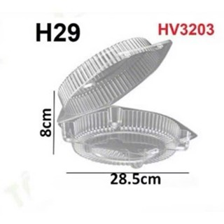 Hộp nhựa đựng bánh tròn H26 – H28 – H29 set 100h