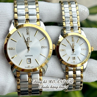 Đồng hồ cặp đôi O.M trẻ trung thanh lịch. Kính sapphire. Máy Nhật chuẩn hàng loại 1
