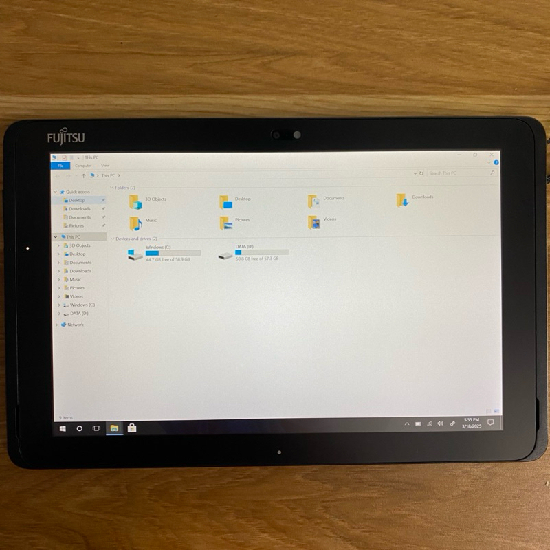 Fujitsu Arrows Tab Q507 Q508 Windows 10 64bit Office2016 bút cảm ứng Wacom Pin xài hơn 3h | BigBuy360 - bigbuy360.vn