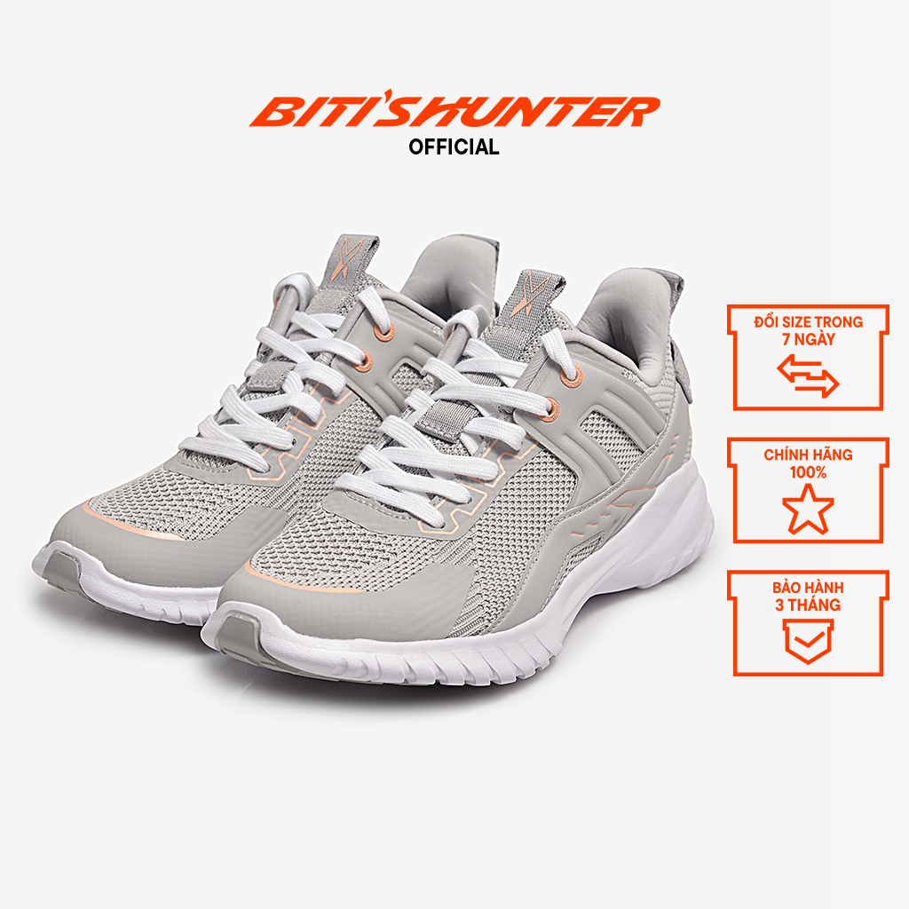 Giày Thể Thao Nữ BITI'S HUNTER X FESTIVE GUARDIAN COLLECTION HSW004400XAL ( xám Lợt)
