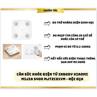 Cân sức khỏe điện tử Inbody Xiaomi Mijia S400 MJTZC01YM - nội địa