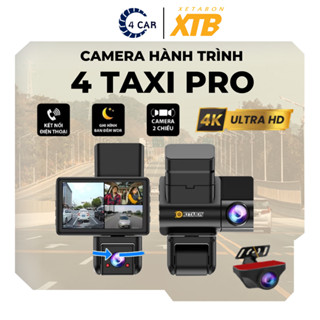 Camera hành trình XETABON 4TAXI Pro 3 mắt, ống kính kép Full HD 1080p,Có kết nối điện thoại [Bảo hành 12 tháng]