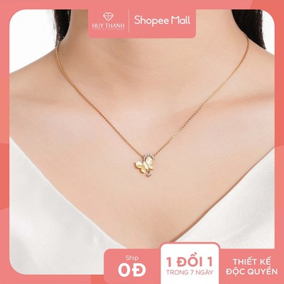 Dây Chuyền Vàng Tây 14k DCMAMD801 Huy Thanh Jewelry