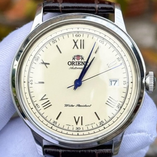 Kính Orient bambino, kính cong thuỷ tinh tráng sapphire