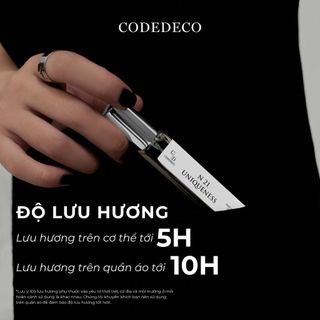 Tinh dầu thơm unisex CODEDECO N21 Uniqueness dạng xịt 10ml - Tươi trẻ, Hấp dẫn, Cá tính