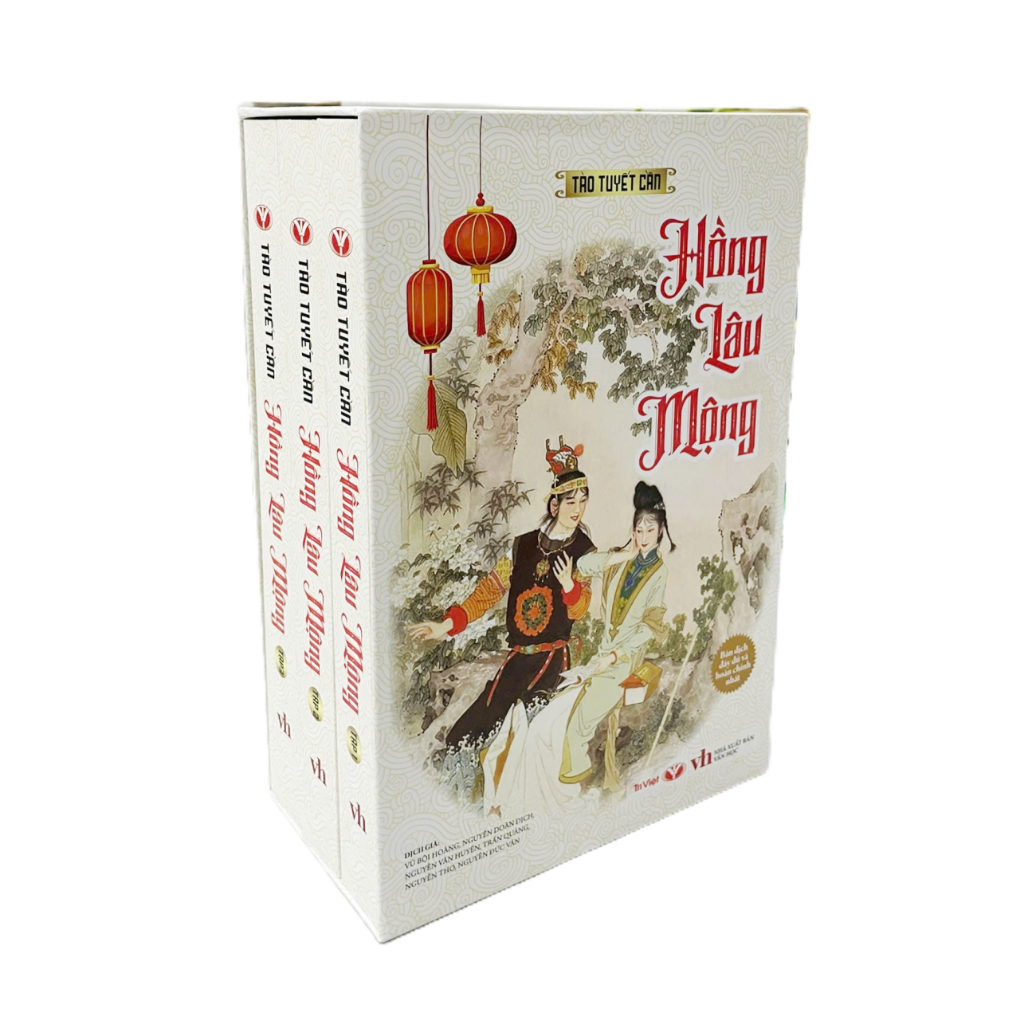 Sách - Hồng Lâu Mộng - Trọn Bộ 3 Tập - Hộp Cứng - Trí Việt