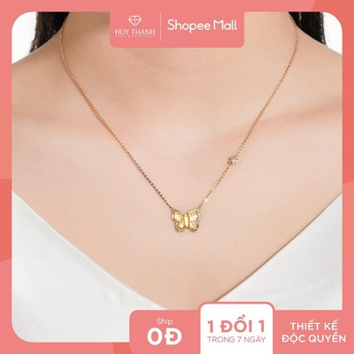 Dây Chuyền Vàng Tây 14k DCMAMD803 Huy Thanh Jewelry