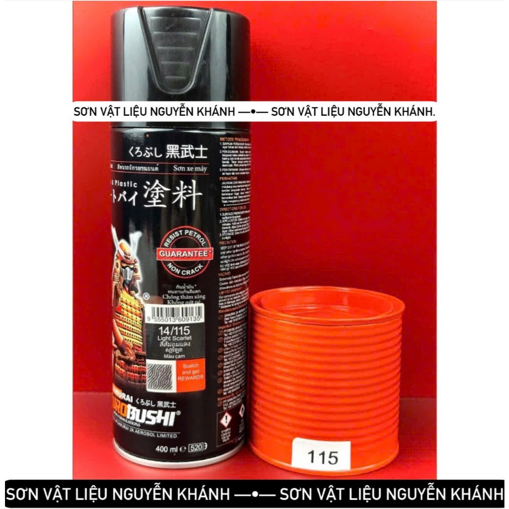 14/115-xịt samurai màu cam