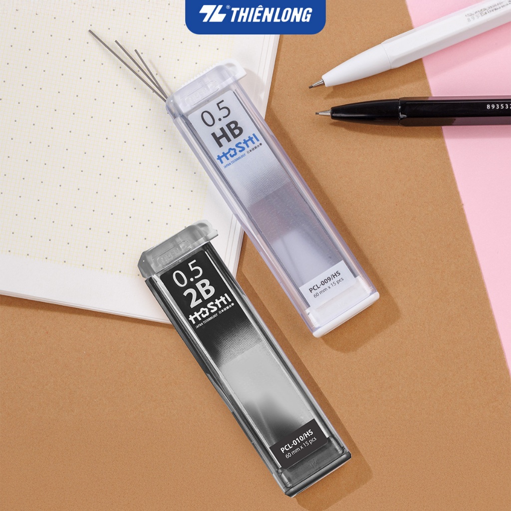 Min chì 0.5mm Hoshi Thiên Long - Công nghệ Nhật Bản