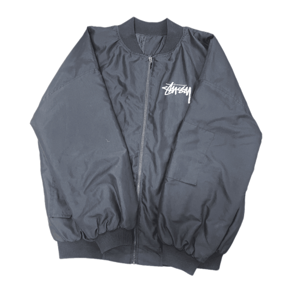 Áo Bomber Stussy Trần Bông 3 Lớp Unisex Nam Nữ Oversize