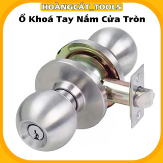 Ổ KHOÁ TAY NẮM TRÒN ZANI INOX ( Khóa cửa phòng , khóa nhà vệ sinh )