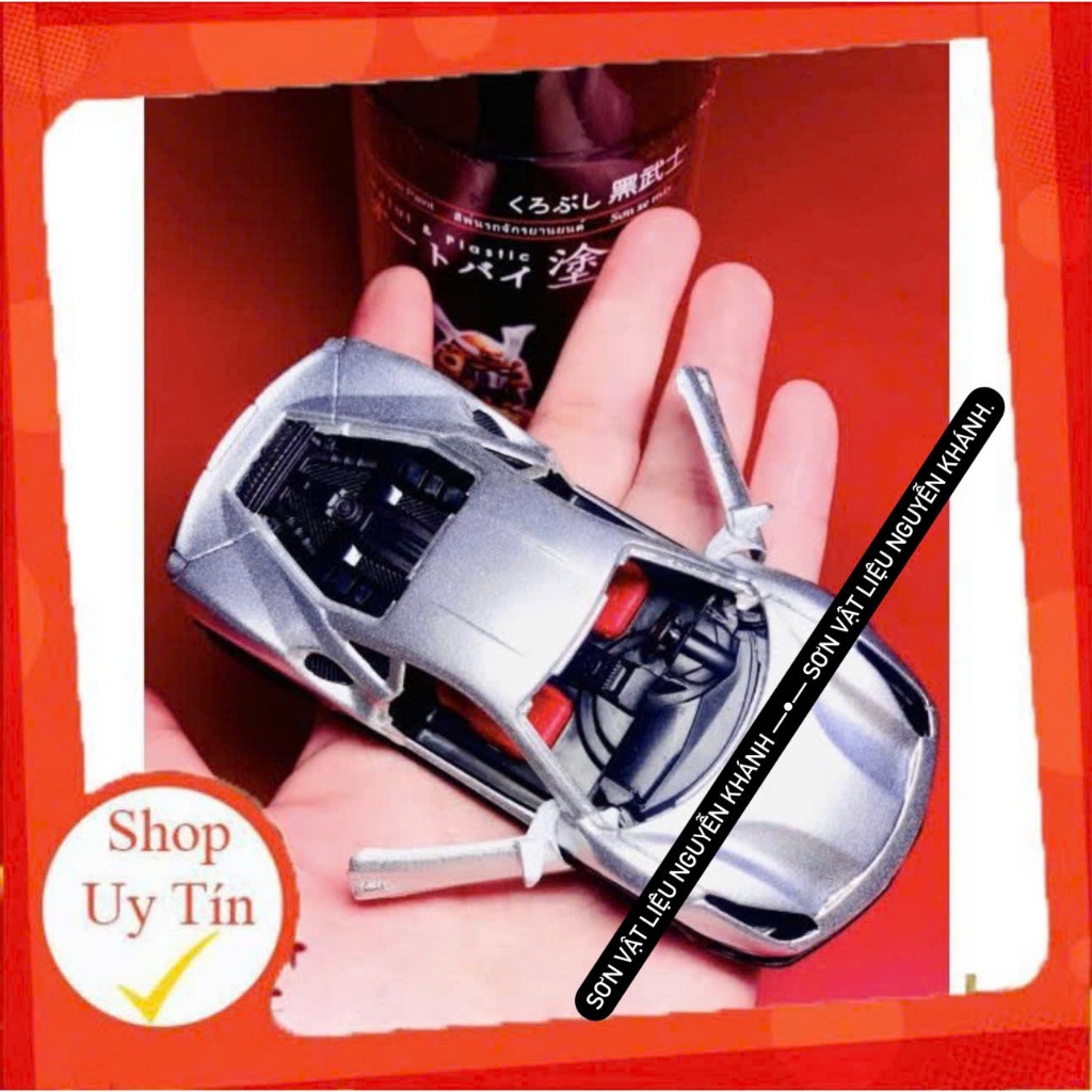 39/1701-sơn xịt samurai màu bạc lấp lánh