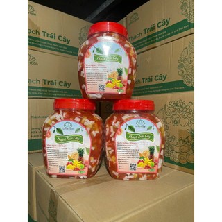 1 thùng 8 hộp Thạch Thủy Tinh BiBi 3 màu ( 2,5kg )ăn liền hay ăn cũng chè, sữa chua đều ngon