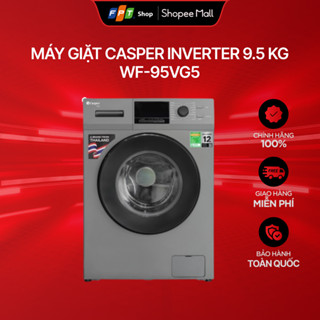 [Chỉ GH tận nơi] Máy giặt cửa trước Casper Inverter 9.5kg WF-95VG5