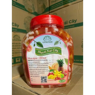1 thùng 8 hộp Thạch Thủy Tinh BiBi 3 màu ( 2,5kg )ăn liền hay ăn cũng chè, sữa chua đều ngon