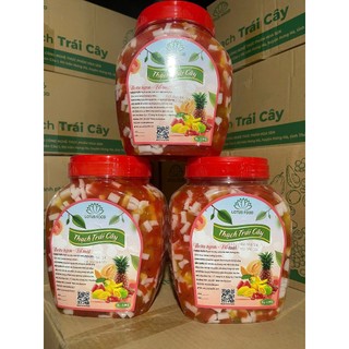 1 thùng 8 hộp Thạch Thủy Tinh BiBi 3 màu ( 2,5kg )ăn liền hay ăn cũng chè, sữa chua đều ngon