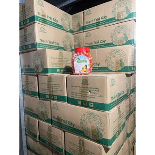 1 thùng 8 hộp Thạch Thủy Tinh BiBi 3 màu ( 2,5kg )ăn liền hay ăn cũng chè, sữa chua đều ngon