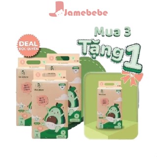 ( Mua 3 bịch tặng 1 bịch ) Combo 3 bịch tã dán/ bỉm BB NATURE sợi tre hữu cơ an toàn cho bé đủ size từ Newborn đến 4XL