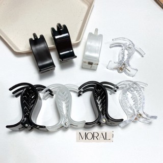Set 12 Kẹp Tóc Càng Cua 3 Răng 5 Răng Tạo Xoăn Nhẹ Phong Cách Hàn Quốc - Moral Store
