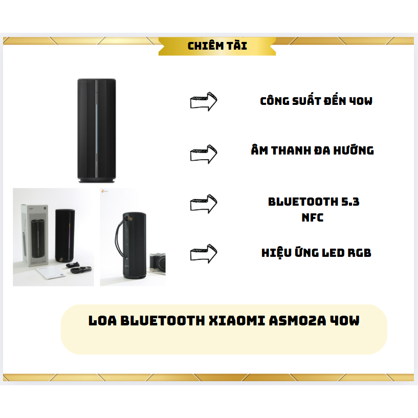 Loa Bluetooth Xiaomi ASM02A 40W - bản nội địa