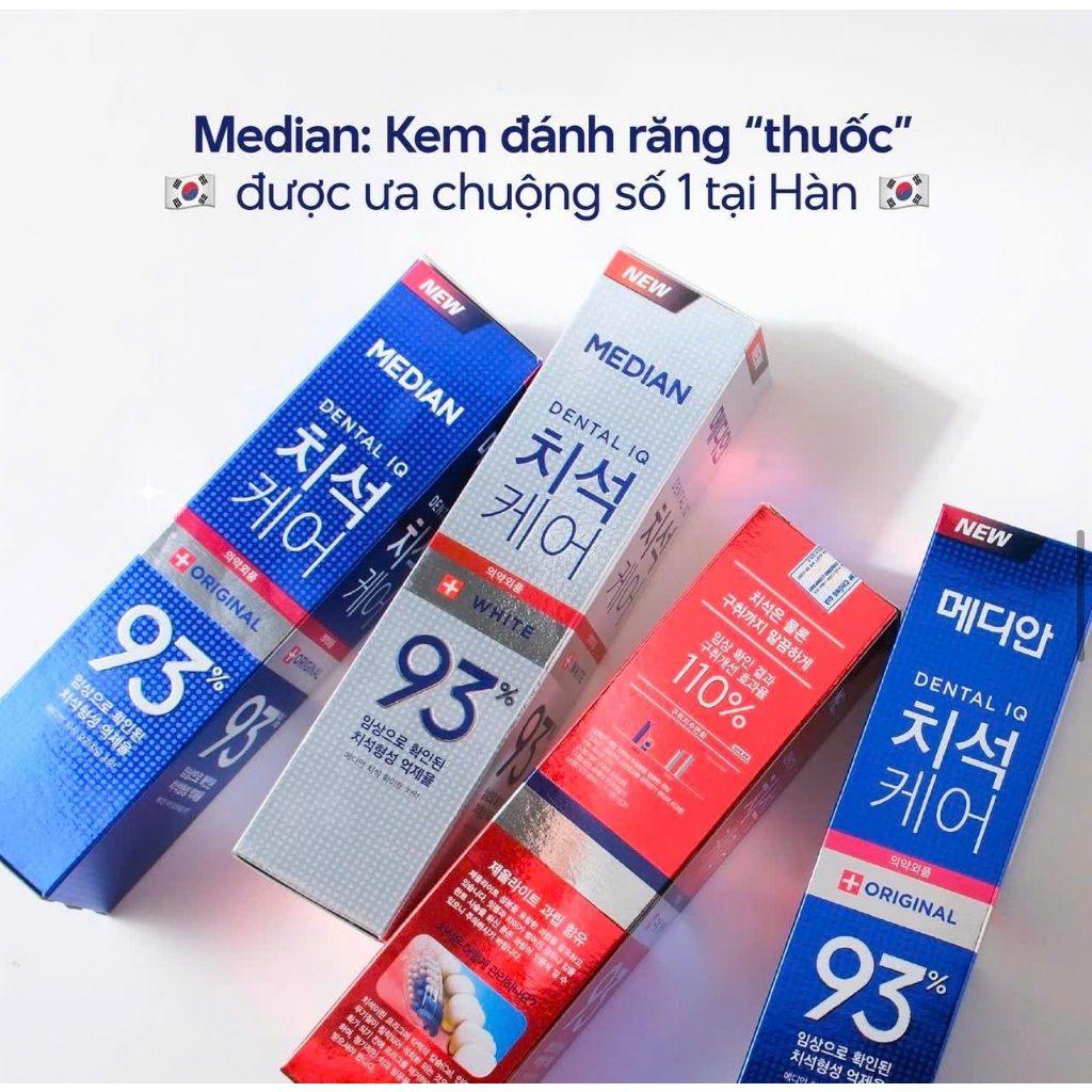 Kem đánh răng MEDIAN Dental IQ 93% Toothpaste