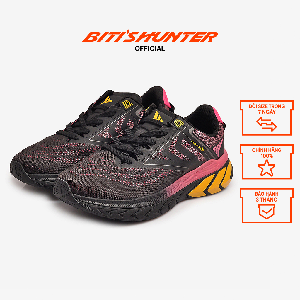 Giày Chạy Bộ Nam - Nữ Biti's Hunter Running HSM004800DEN/HSW004800DEN (Đen) | BigBuy360 - bigbuy360.vn