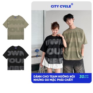 Áo phông cộc mùa hè thun nam nữ Local Brand Chính Hãng City Cycle Áo thun Introvert
