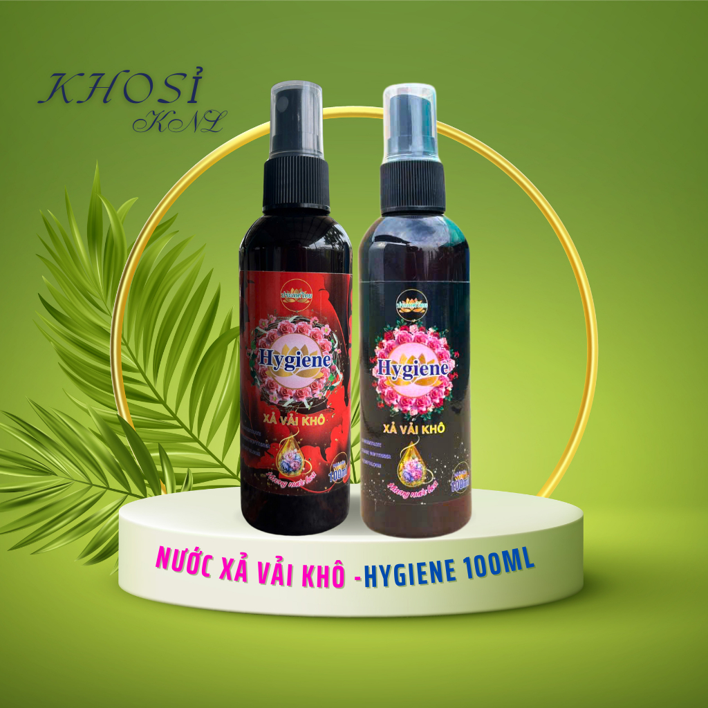 Nước Xả Vải Khô Hygiene 100ml Dạng Xịt - Hương Nước Hoa Sang Trọng