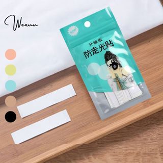 Túi 36 miếng băng dính cố định thời trang WEXUU, miếng dán trong suốt 2 mặt đa năng chống lộ - PK03