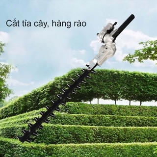 Đầu cắt tỉa cành trên cao, cắt tỉa hàng rào, cắt tỉa cây, dùng gắn vào máy cắt cỏ