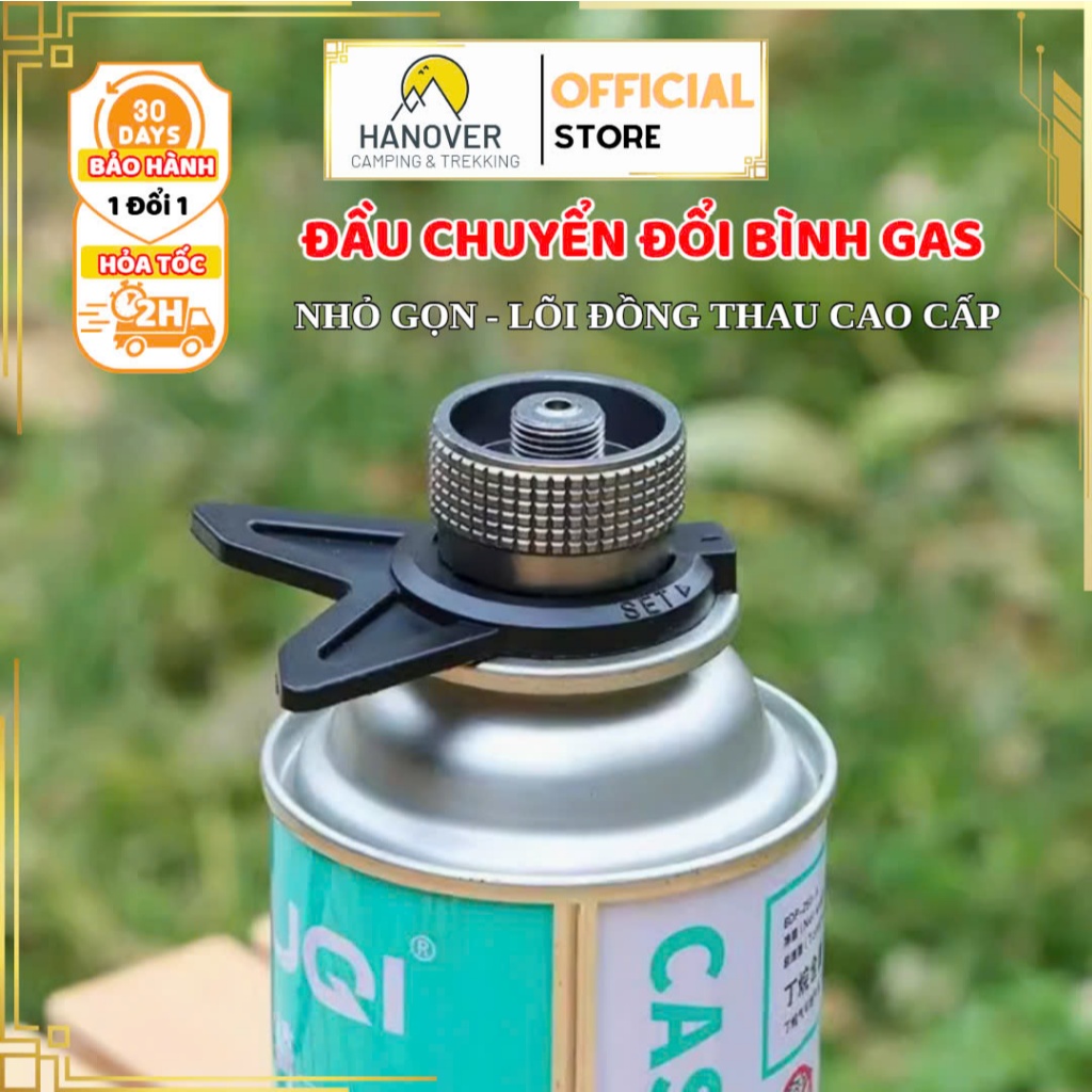 Đầu Chuyển Đổi Bình Gas Mini, Van Chuyển Đổi Bình Gas An Toàn Camping Cắm Trại Dã Ngoại Tiện Lợi