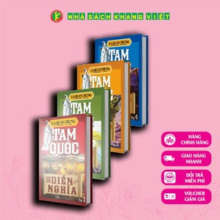 Sách - tam quốc diễn nghĩa trọn bộ 4 tập