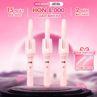 Máy uốn xoăn tự động size 28mm AKIO Beauty phủ X2 ceramic chống rối tóc