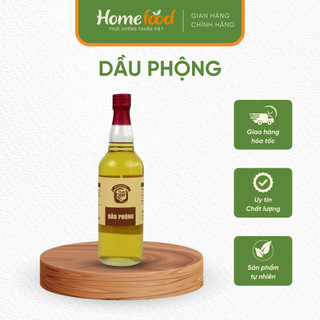  Dầu phộng ép lạnh nguyên chất Homefood 500ml – Dầu lạc organic tự nhiên tốt cho sức khỏe 