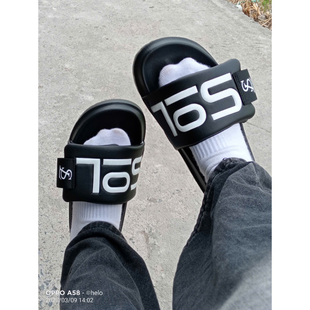 [TẶNG VỚ] Dép Unisex Quai Dán SOL Quai Dán Xé Nam Nữ Đế Cao 4cmTrendy-Dép quai ngang