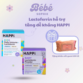 Siêu tinh chất Lactoferrin sữa non Happi tăng đề kháng hàng ngày từ 1m - Bebe Sophie