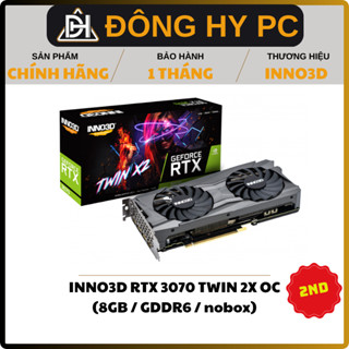  VGA card màn hình INNO3D RTX 3070 TWIN 2X OC 8GB 2ND 