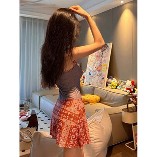 SẴN Đỏ S, M- Đầm thun lưới cổ đổ #697