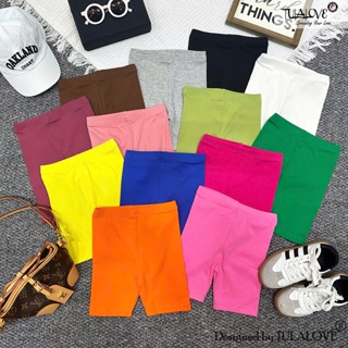 LEGGING ĐÙI CHO BÉ Co Dãn Mạnh Ôm Cực Xinh, Quần Leggin Bé Gái Quần Biker thun ôm Body Tulalove