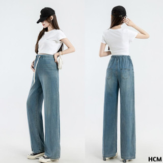 Quần Jean Bầu Larosa Mẫu Mới Nhất Mùa Thu Đông 2025 Thời Trang Gen Z Ống Suông Trẻ Trung Mềm Mại LA194Q