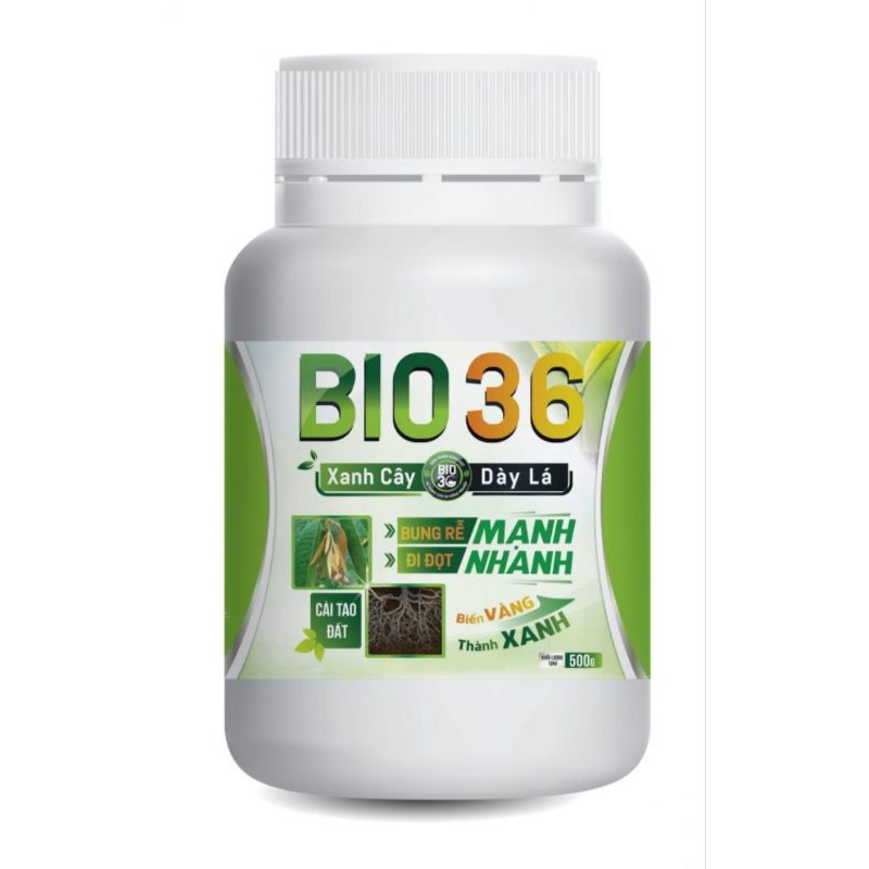 Bio 36 (500g)-  [CHÍNH HÃNG]siêu kích rễ giải pháp vượt trội cho bộ rễ cây khoẻ.