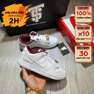   CHÍNH HÃNG  Giày thể thao NIKE DUNK LOW SE JUST DO IT WHITE PHANTOM DV1160 100 FULL BOX AUTH 