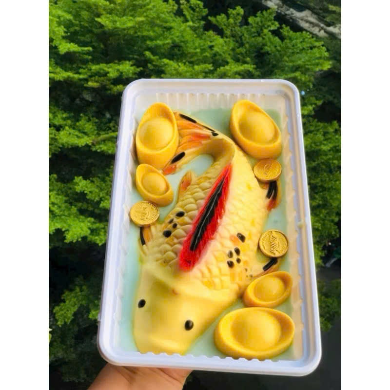 hộp pet đựng bánh,  rau câu set 100 cái - H09