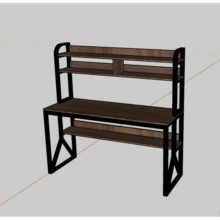 [HUONG GIANG FURNITURE] Bàn Làm Việc Có Kệ Sách BKS Chân Sắt Mặt Gỗ MDF – Hiện Đại, Đa Năng, Tiện Lợi | BigBuy360 - bigbuy360.vn