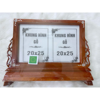 Khung hình thờ đôi để 2 hình có kích thước(20x25)(20x30)