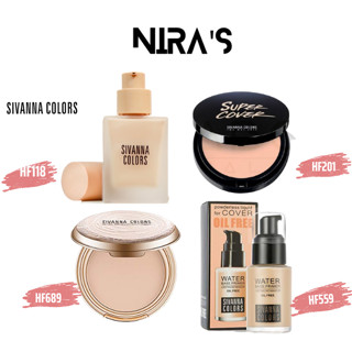 (Kiềm dầu, bám tốt)Kem nền và phấn phủ nén Sivanna Colors Thái Lan