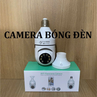 Camera Wifi Yoosee Hình Dạng Bóng Đèn Xoay 360 Độ Đàm Thoại 2 Chiều - Lắp Trực Tiếp Chuôi Đèn Tiện Lợi - Hàng Nhập Khẩu